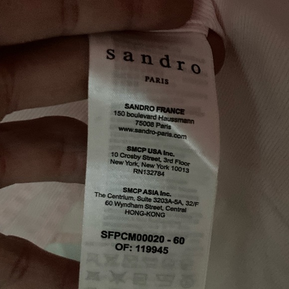 Sandro Pollie Studded Striped Cotton-poplin Shirt - Picture 16 of 16